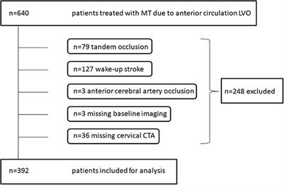 Carotid Artery Stenosis Contralateral to Intracranial Large Vessel Occlusion: An Independent Predictor of Unfavorable Clinical Outcome After Mechanical Thrombectomy